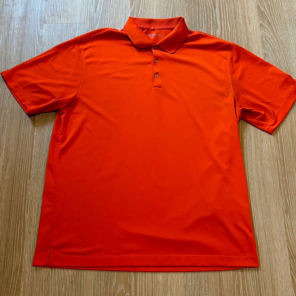 Men’s Nike Dri Fit Orange Polo Size XL